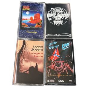 Lynyrd Skynyrd cassette tape bundle Twenty 1991 Endangered Species Southern